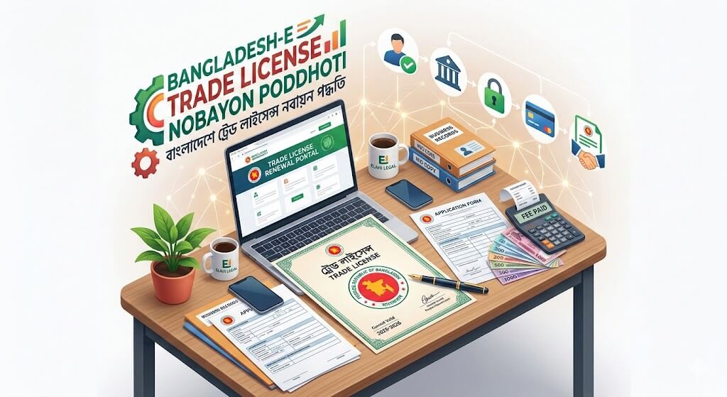বাংলাদেশে ট্রেড লাইসেন্স নবায়ন পদ্ধতি
